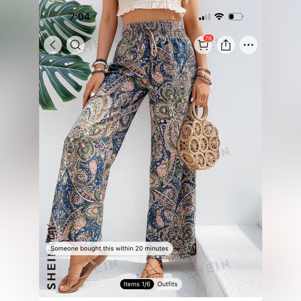 Wide leg Pants